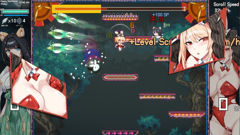 【ACT/像素/动态/STEAM官中/口交/巨乳】下来啊！冰鸟/是男人就下一百层/Falling with Ice Phoenix[Ver0.67体验版]【PC/1.70G】